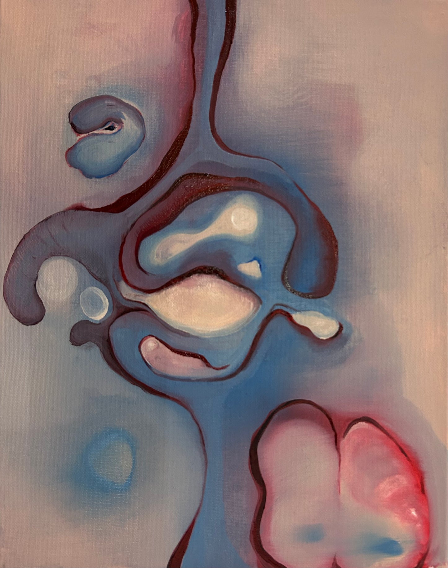 Waking to a pit in my tongue